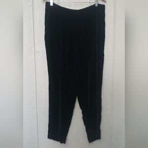 Layfette 148 New York Galaxy Blue Velvet Rivington Pants Size 12